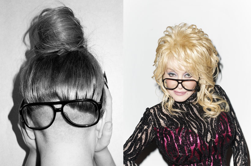 Gli occhiali da vista Aviator del fotografo di moda Terry Richardson