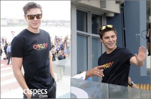 Zac Efron con gli Oakley Holbrook 9102 in edizione limitata