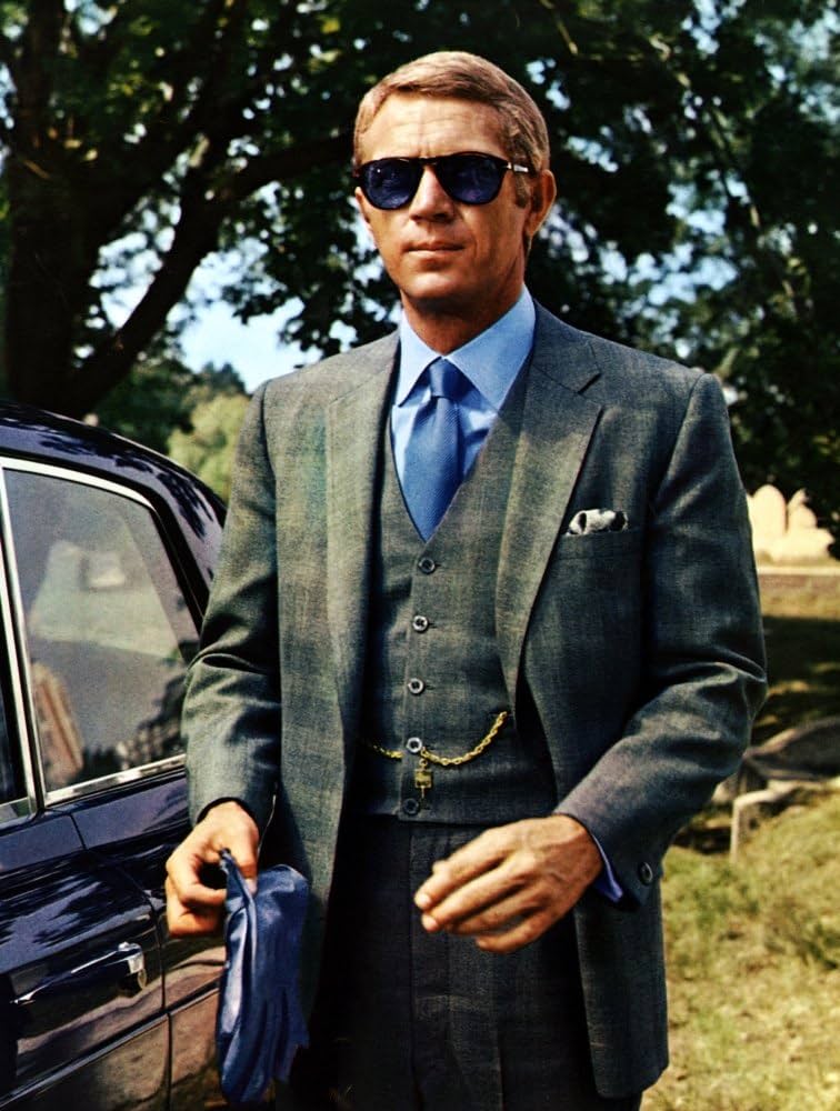 Steve McQueen con Persol 714 in The Thomas Crown Affair