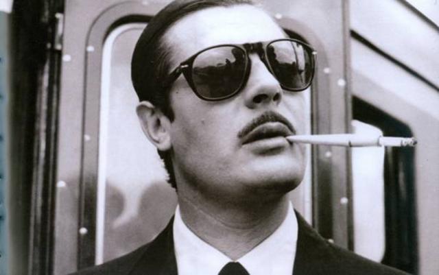 Marcello Mastroianni con Persol 649 in 8½ di Fellini