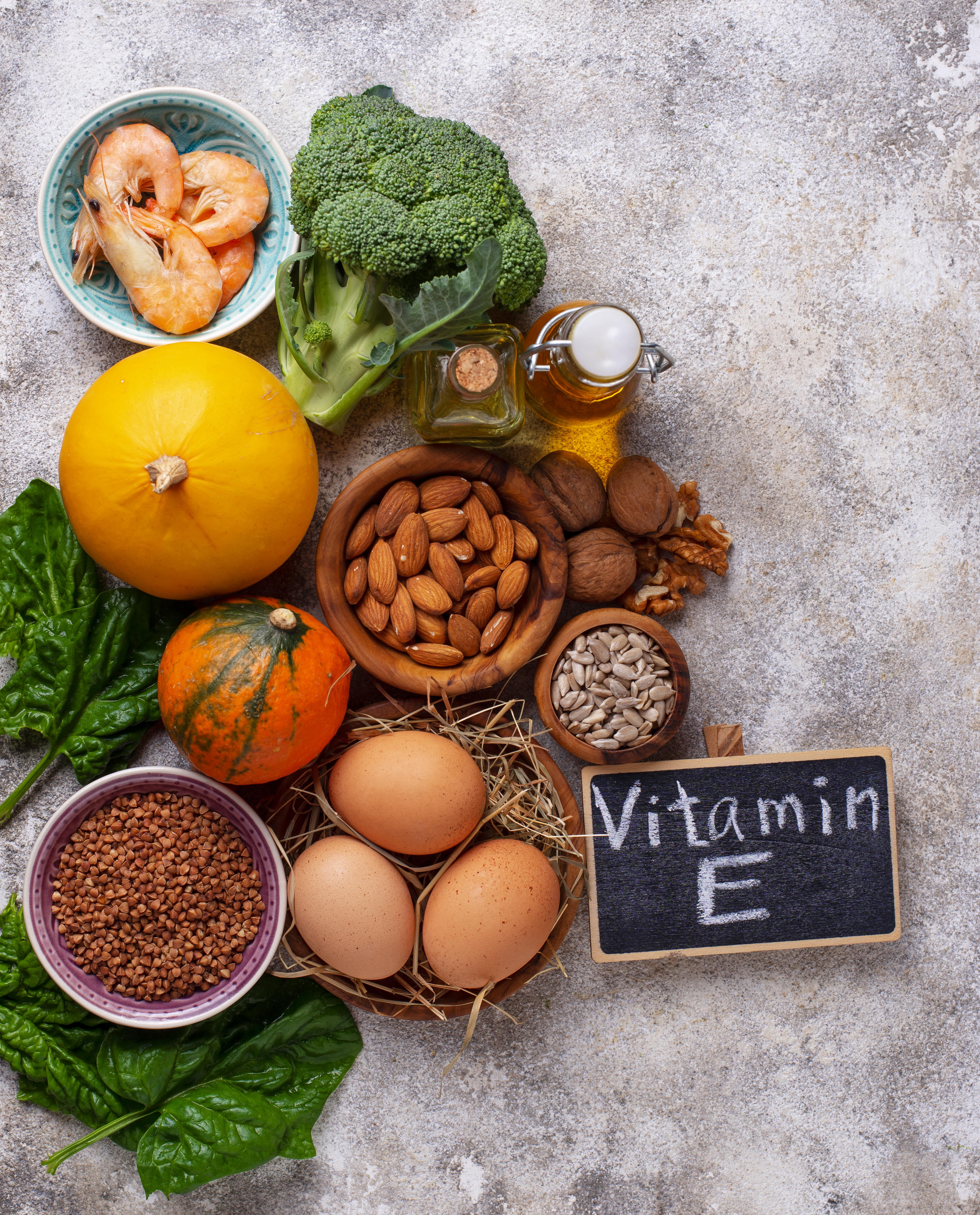 Fonti naturali di vitamina E e antiossidanti