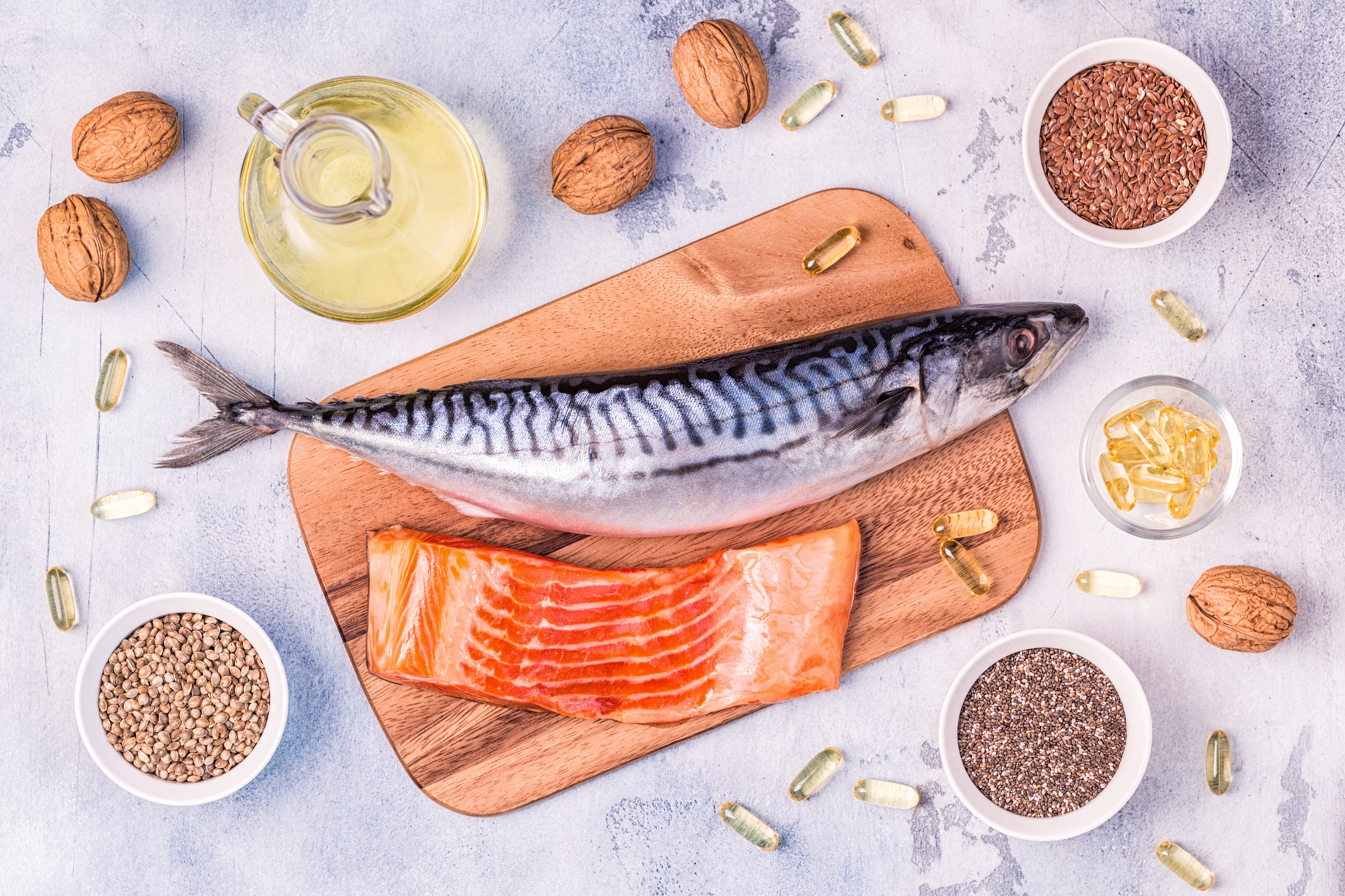 Fonti di omega-3 per la salute visiva