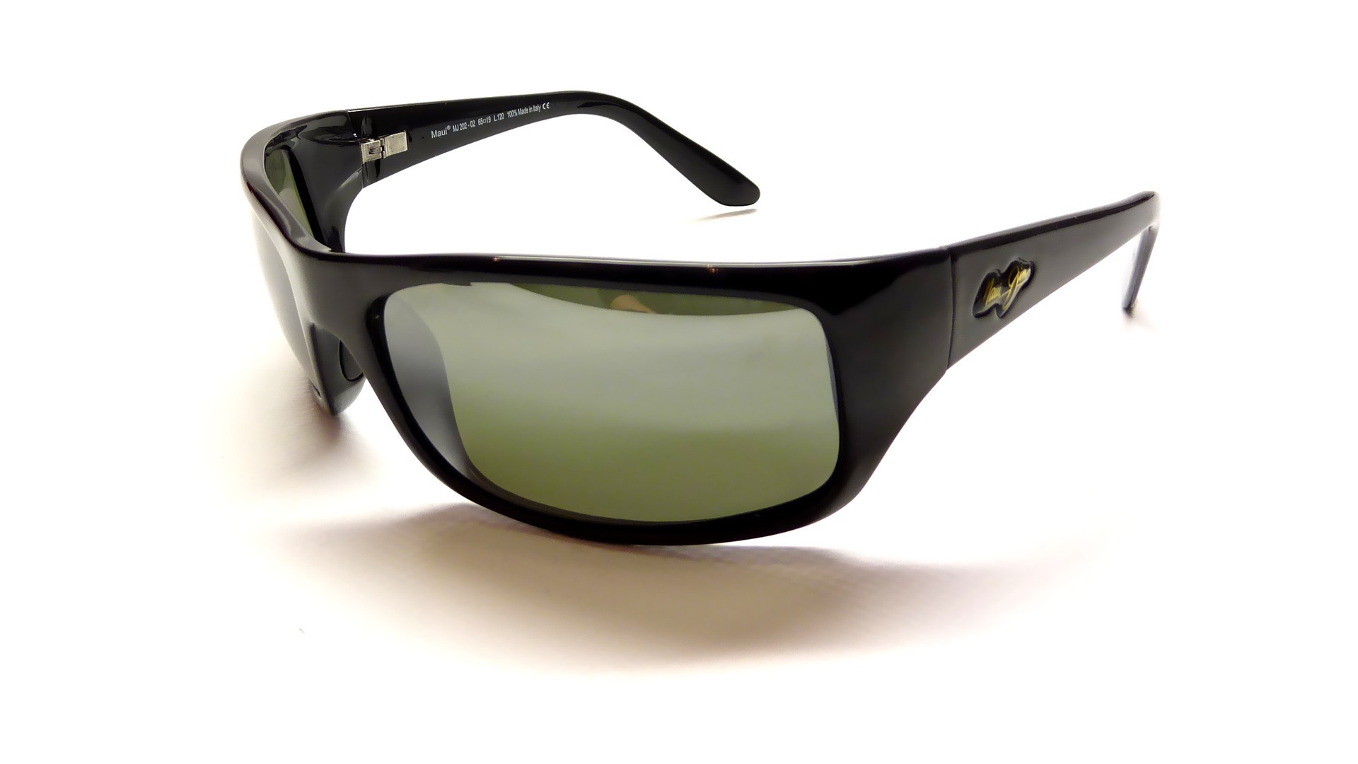 Maui Jim Peahi nera con lenti PolarizedPlus2 ad alta definizione