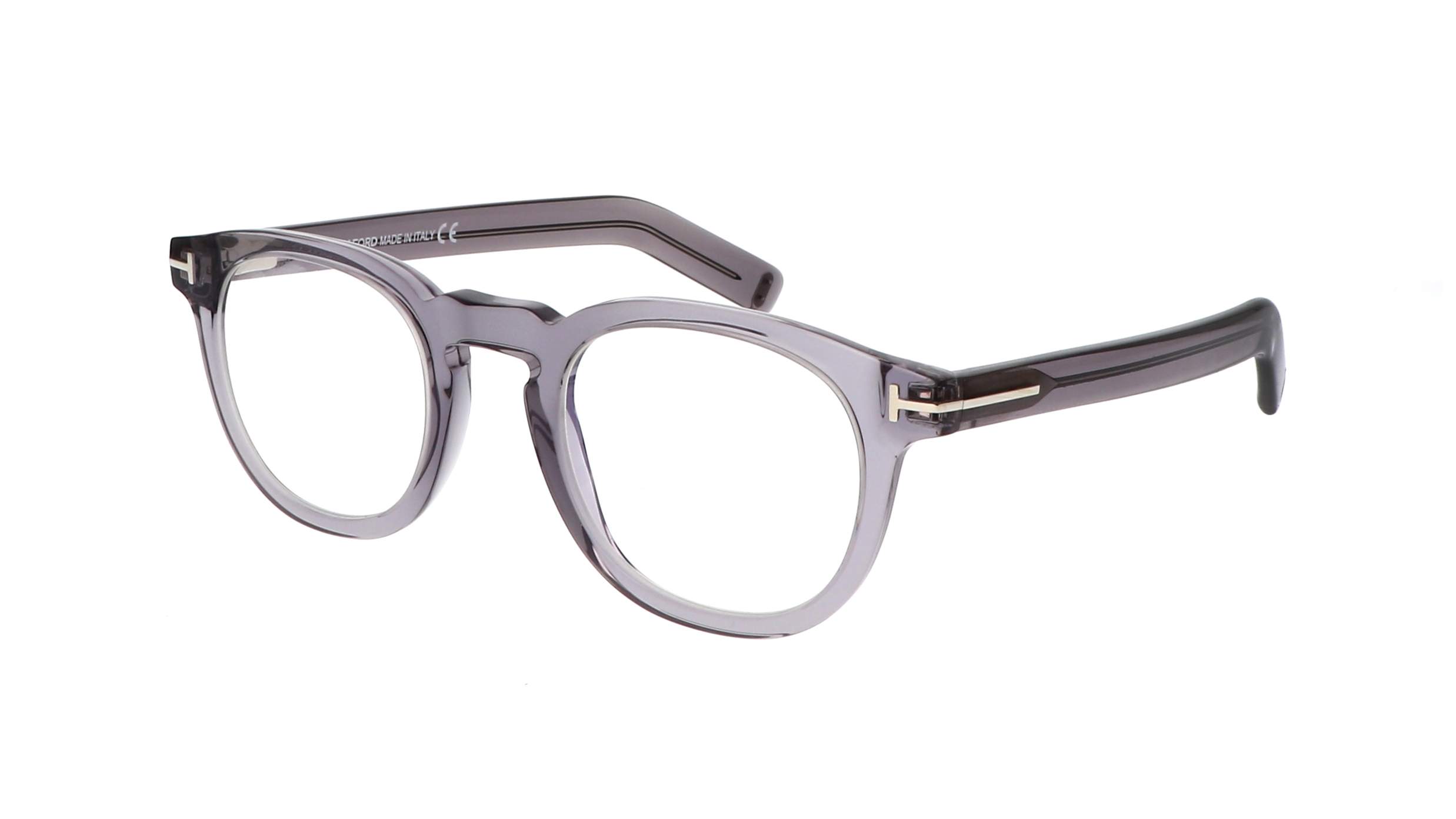 Tom Ford FT5629-B/V 020 – montatura pantos in acetato grigio traslucido